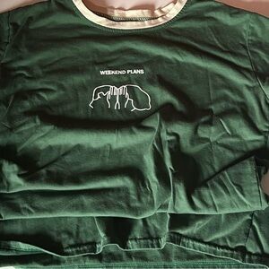 Green Graphic Sweatshirt